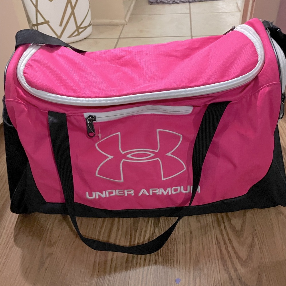 Bright Pink Under Armour Gym Bag
